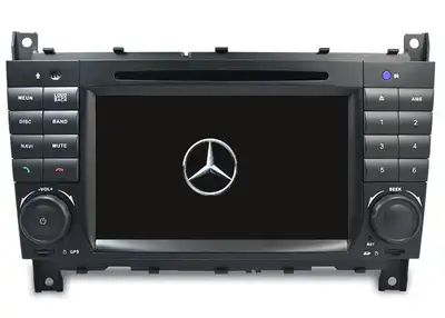 Mercedes Benz C-Class W203 and CLK 2004-2007 Android 14 IPS Screen Car Auto radio bluetooth audio vi...
