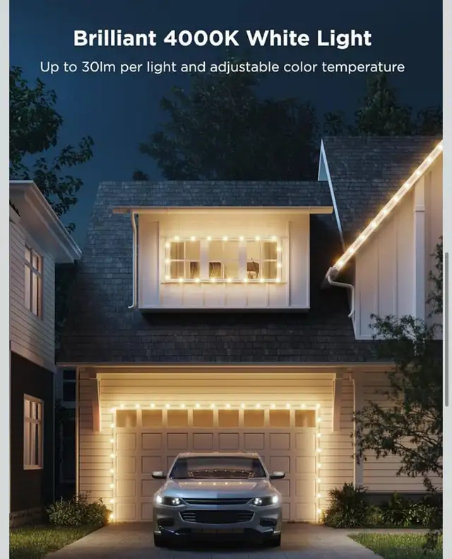 Govee Outdoor Dots String Lights 50ft in Outdoor Lighting in City of Toronto - Image 9