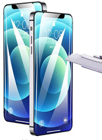 iPhone 12 MINI- 12 PRO- 11 PRO MAX Clear CASE+ 3x Tempered GLASS