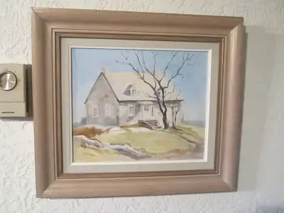 Ruth Revelle 12 pouces x 10 pouces the old house cote Vertu