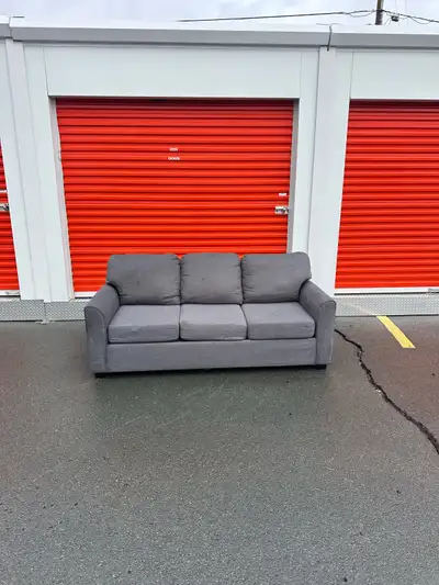 *Delivery Available* Comfy Grey 3 Seat Couch Sofa , View more