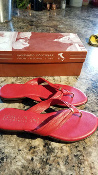 WOMAN'S  RED SANDALS