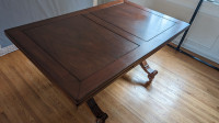 Antique Dining Table, Buffet and Hutch