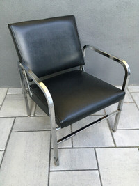 CHAISE FAUTEUIL INCLINABLE VINTAGE RÉTRO MIDCENTURY CHROME CHAIR