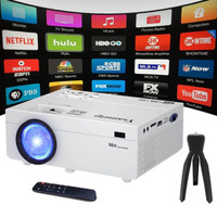 Mini Projector, 1080P Full HD Supported Portable Video Projector