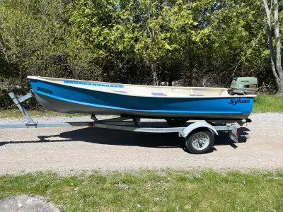Package deal ready for the water. 25hp suzuki, fresh rebuilt, broke in with roughly 20 hours. Galvan...