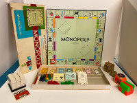 Vintage 1961 Monopoly and Puzzle Games