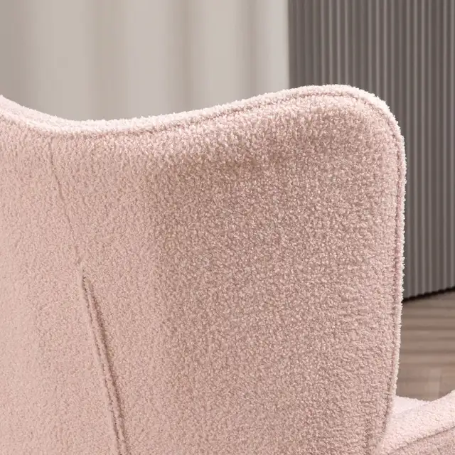 Accent Sherpa Chair, Upholstered Armchair, Fluffy Wingback Chair in Chairs & Recliners in Markham / York Region - Image 11