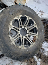Ford 17" rim with tire x2