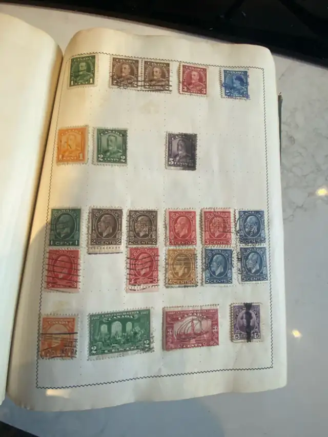 old stamp album64656289322370121