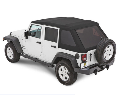 Upgrade your Jeep for summer with the Bestop Slantback style soft top. -Used for 4 seasons, in stora...