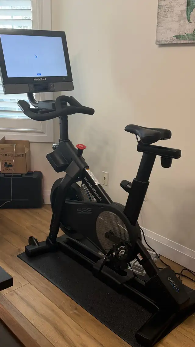 NordicTrack S22i Indoor Bike — Like New Condition