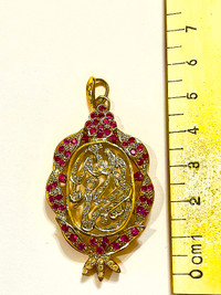 Hand made Allah Diamond pendent ( CERTIFIED)