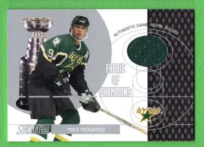 2002-03 Stadium Club Champions Fabric #FC6 Mike Modano, View more