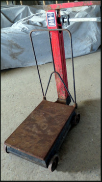 Vintage Avery Mobile Beam Scale with Weights