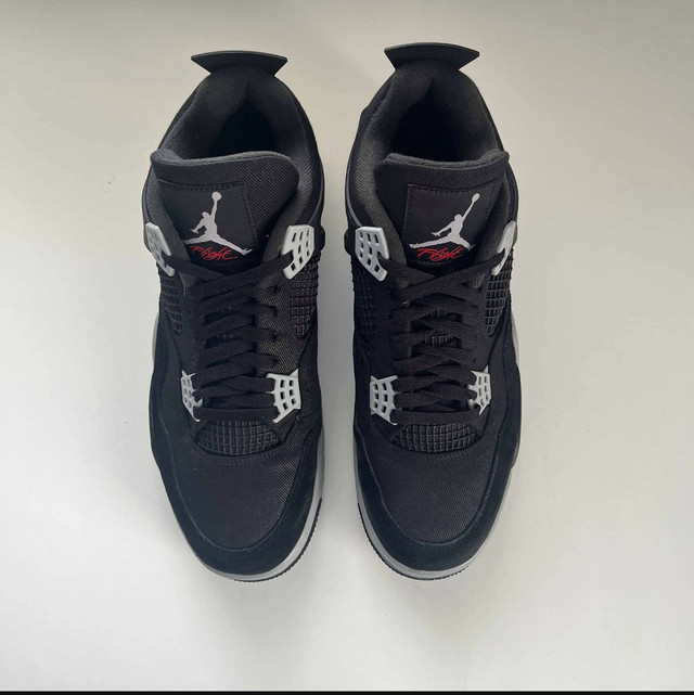 JORDAN 4 BLACK CANVAS in Men's Shoes in Mississauga / Peel Region - Image 3