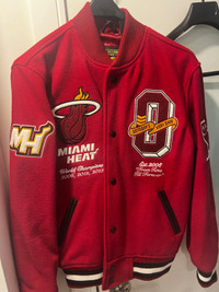 OVO x NBA x Miami Heat Varsity Jacket Small