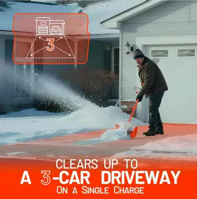 Cordless Snow Shovel, 20V 13'' Electric Snow Blower ️❄️☃️, View more
