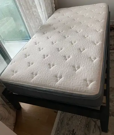 Twin Bed & Mattress, View more