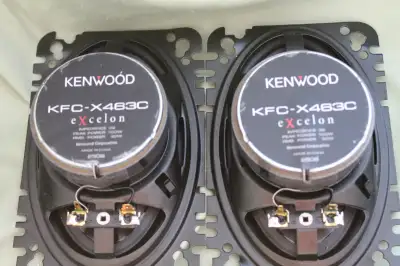 KENWOOD EXCELON KFC-X463C 4 X 6 2 WAY SPEAKERS-GREAT DEAL!!, View more