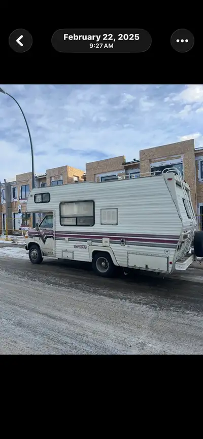 1981 Chevy Vanguard Class C Motorhome – $5,500 OBO Selling my 1981 Chevy Vanguard Class C motorhome....