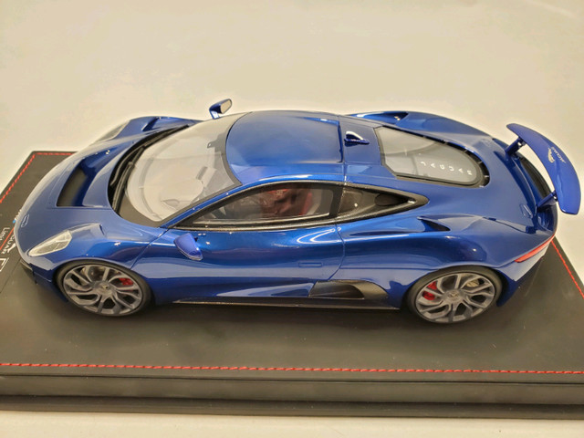 1:18 Resin Not Diecast VAV Jaguar C-X75 Concept Car Blue in Arts & Collectibles in Kawartha Lakes