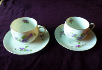 Two Vintage Austrian Coffee Cups