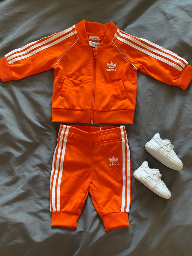 Baby Adidas tracksuit and Nike sneakers | Clothing - 0-3 Months | City of  Toronto | Kijiji