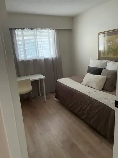 We have a fully furnished room available in our home. We are located close to Metrotown with easy ac...