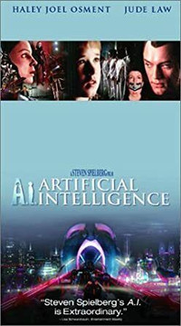 A.I. Artificial Intelligence movie VHS video