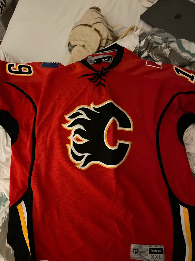 Calgary flames Number 19 Tkachuk jersey  in Hockey in St. Albert