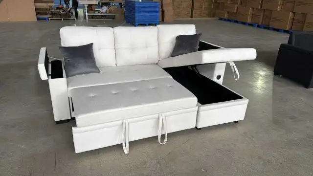 Sectional Sofa Sectional Sofa Bed Pull Out Couch in Couches & Futons in Markham / York Region - Image 3