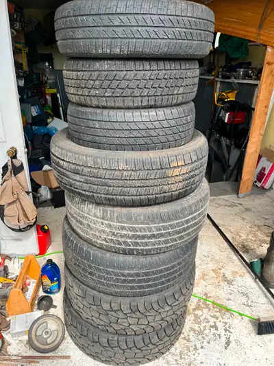 Good Used Tires For Sale 2/ P185 65R 15 1/P205 70R 15 Call or Text 709 685 0859 $60 each Tire.