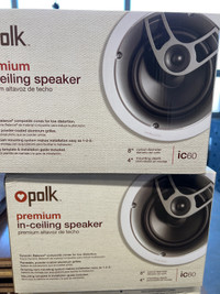 Polk Premium ic60 in-ceiling speakers (two)