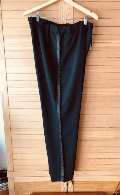 NEW w Tag - Black Glitter Racer Stripe pants by Celestial Blue L in Women's - Bottoms in Delta/Surrey/Langley - Image 3