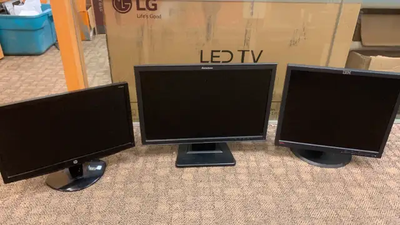 IBM, Lenovo and HP monitors / $25 each, View more