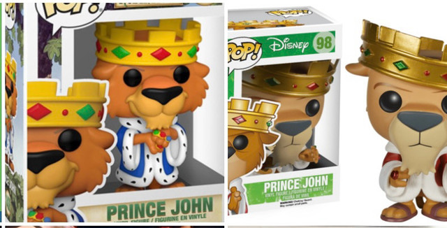 Funko Pop Prince John Robin Hood Disney  in Toys & Games in Mississauga / Peel Region