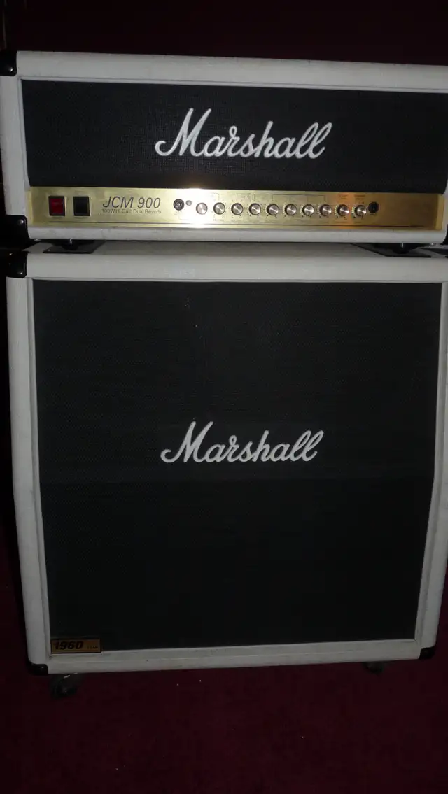 Marshall JCM 900 with 1960 4x12 Marshall cab in Amps & Pedals in Mississauga / Peel Region - Image 2