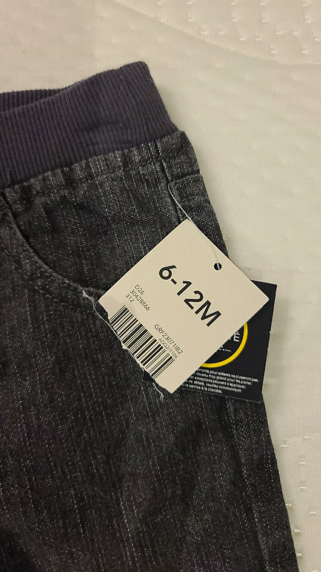 NEW! Boys Black Jeans - Size 6-12M in Clothing - 6-9 Months in Mississauga / Peel Region - Image 3