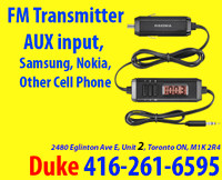 Universal FM Transmitter Aux input (NS-M35FMT2-C) - Black