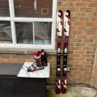 170 Head ski twin tips with boots  boots 