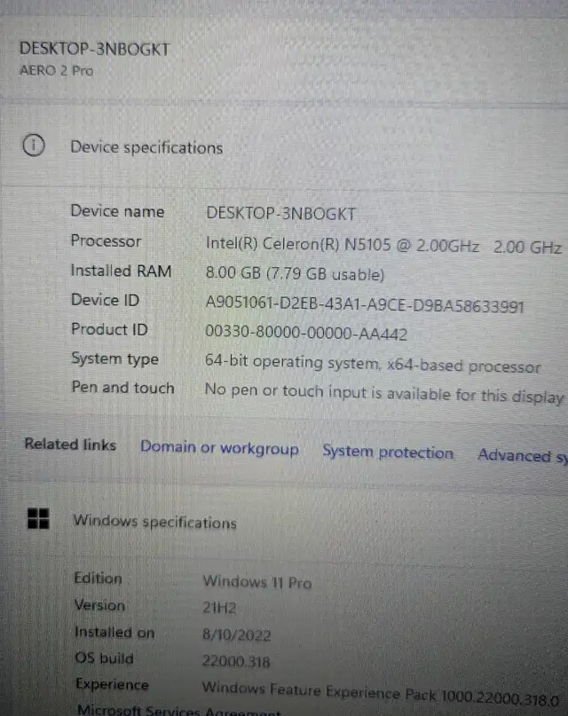 AEROFARA Mini PC Intel Gen N5105 W10 W11  8gb Ram 256GB SSD wBOX in Desktop Computers in City of Toronto - Image 8