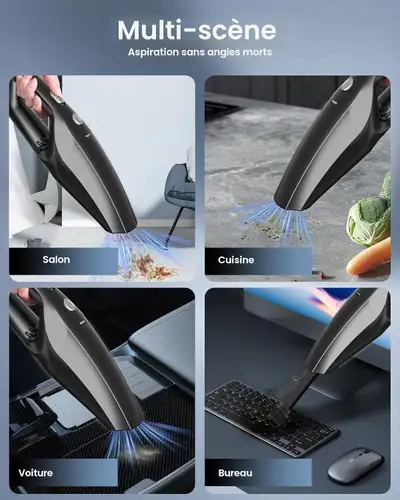 Portable Car Vacuum Cleaner – Cordless & Powerful, View more
