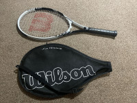 Wilson Tour Slam Tennis Racket L3 4-3/8 Power String Black White