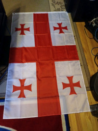 LARGE 3X5FT FLAG OF GEORGIA COUNTRY