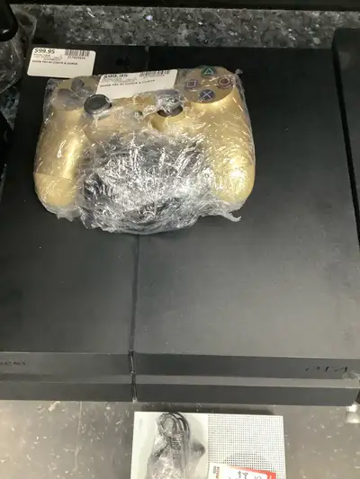 ps4 with controller and cords, View more