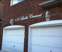 Custom House Address Number Sign Plaque Oakville