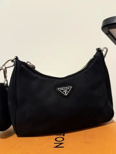 prada hobo shoulder bag, View more