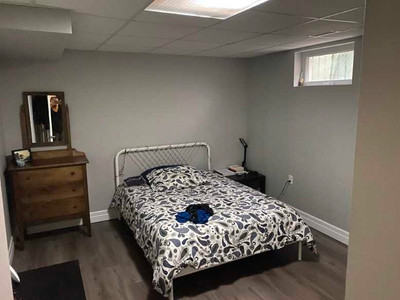 2 bedrooms in basement  w shared washroom/laundry 