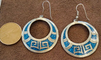 Stunning Mexican silver earrings